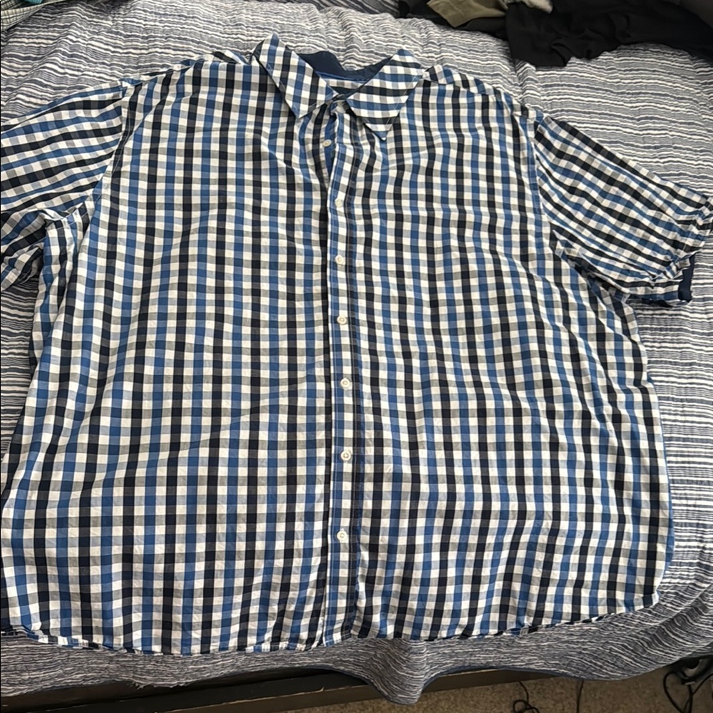 Synergy Men's Blue Checkered Shirt